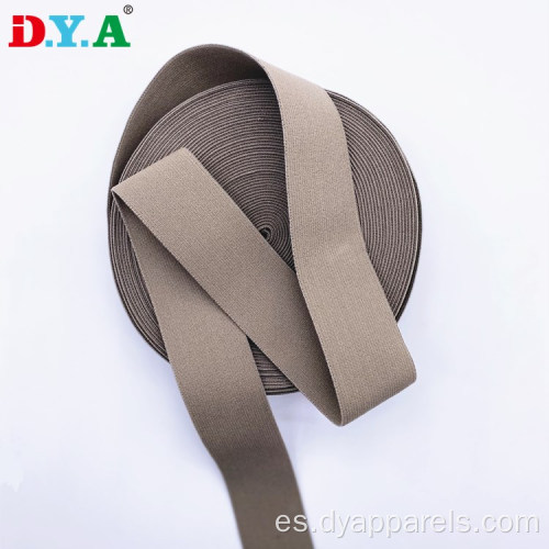 Buena elasticidad tejido de nylon suave Banda elástica de nylon